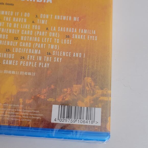 THE ALAN PARSONS SYMPHONIC PROJECT: LIVE IN COLUMBIA BLU-RAY New Sealed - Picture 3 of 5